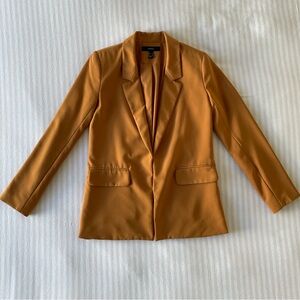 Burnt Amber Oversized Blazer